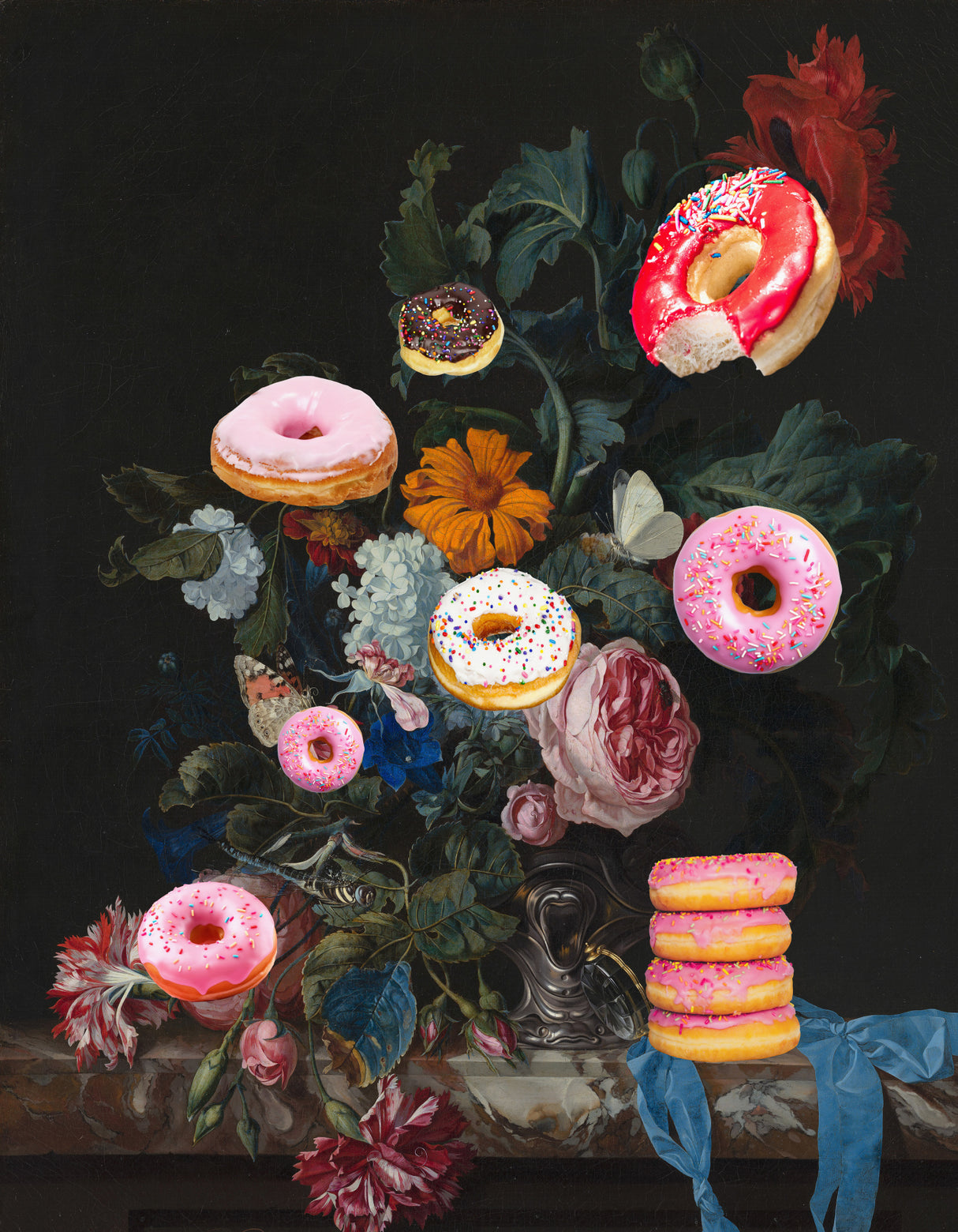 Bouquet of Donuts Poster och Canvastavla