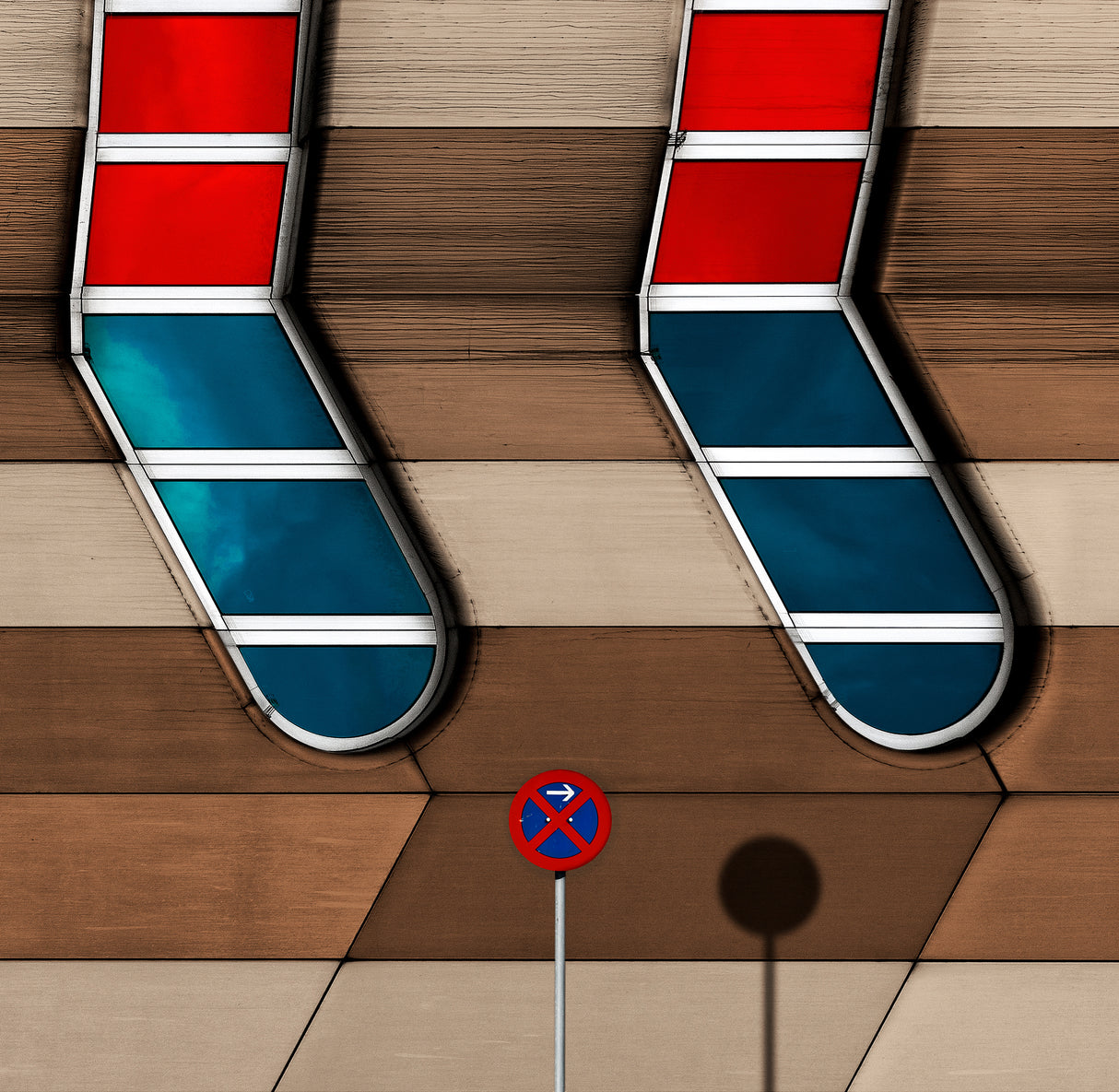 striped socks Poster och Canvastavla