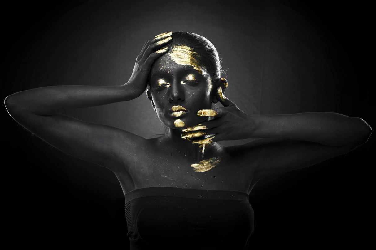 GOLD DROP Poster och Canvastavla