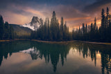 Emerald  Lake, Canada Poster och Canvastavla