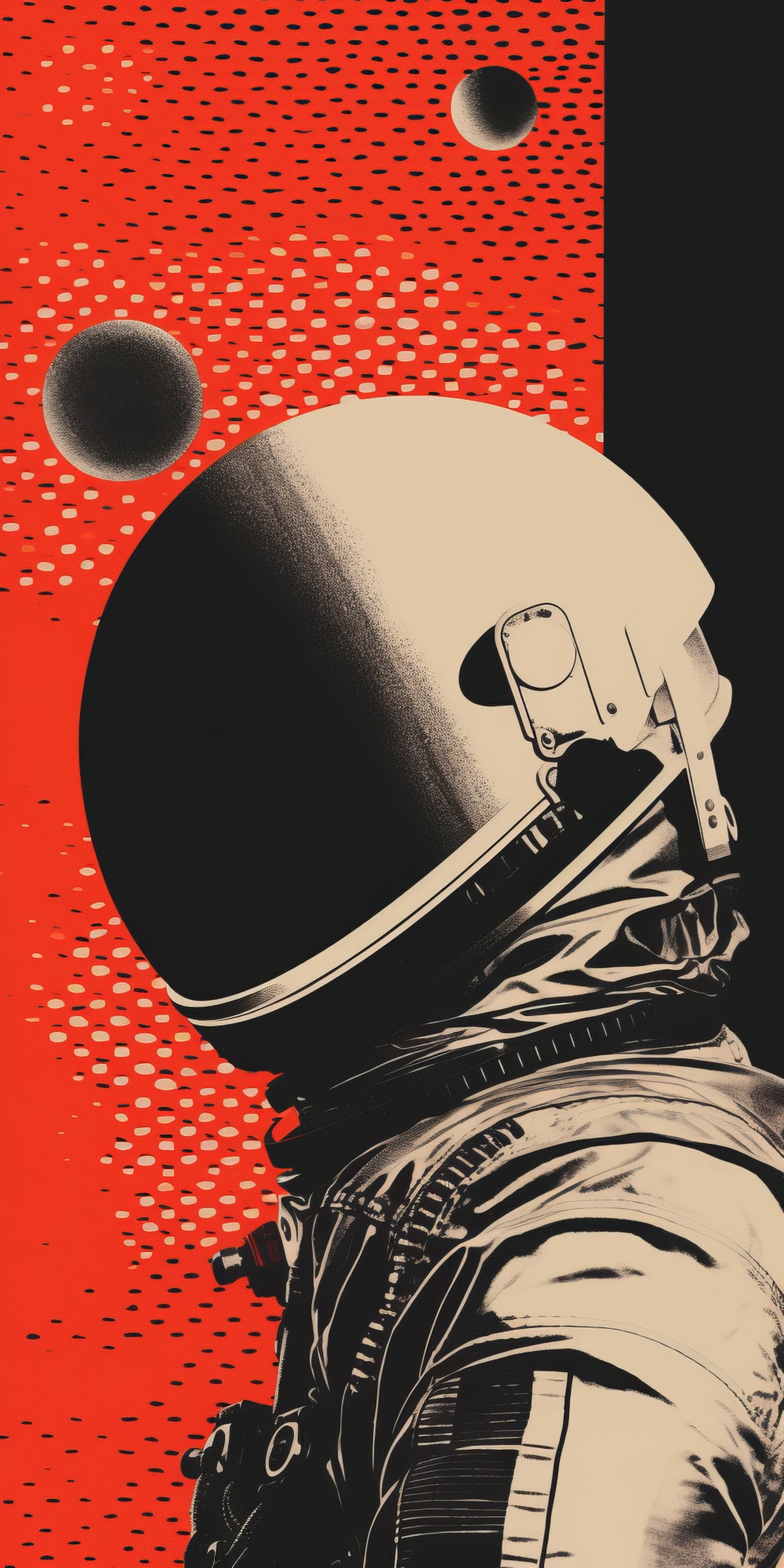 Grungy Astronaut 2 Poster och Canvastavla