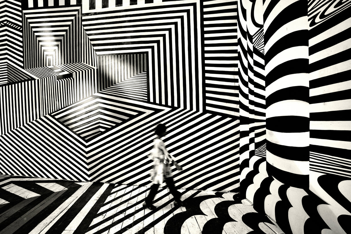 Pattern Walk 2 Poster och Canvastavla
