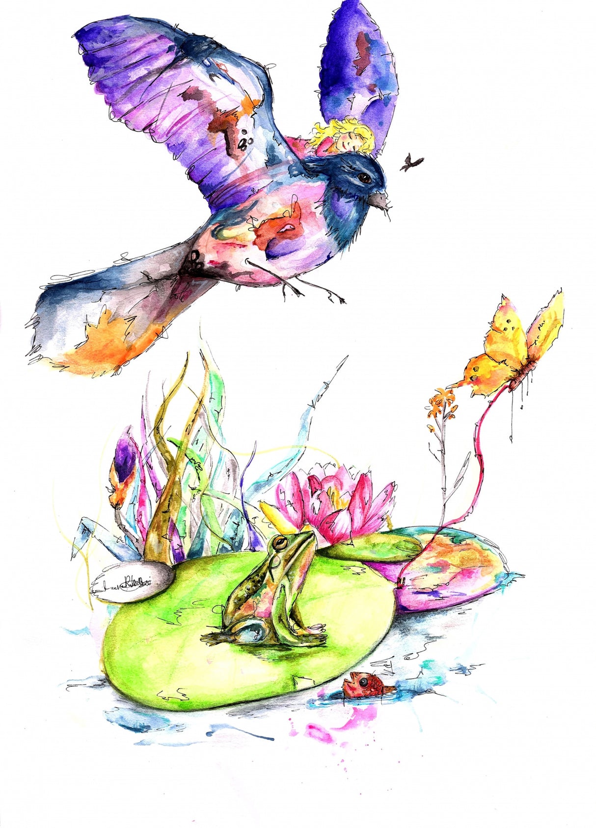 Thumbelina Poster och Canvastavla