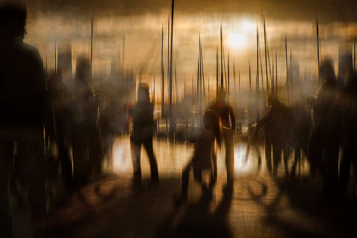Sundown in the city Poster och Canvastavla