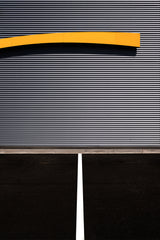 yellow line Poster och Canvastavla