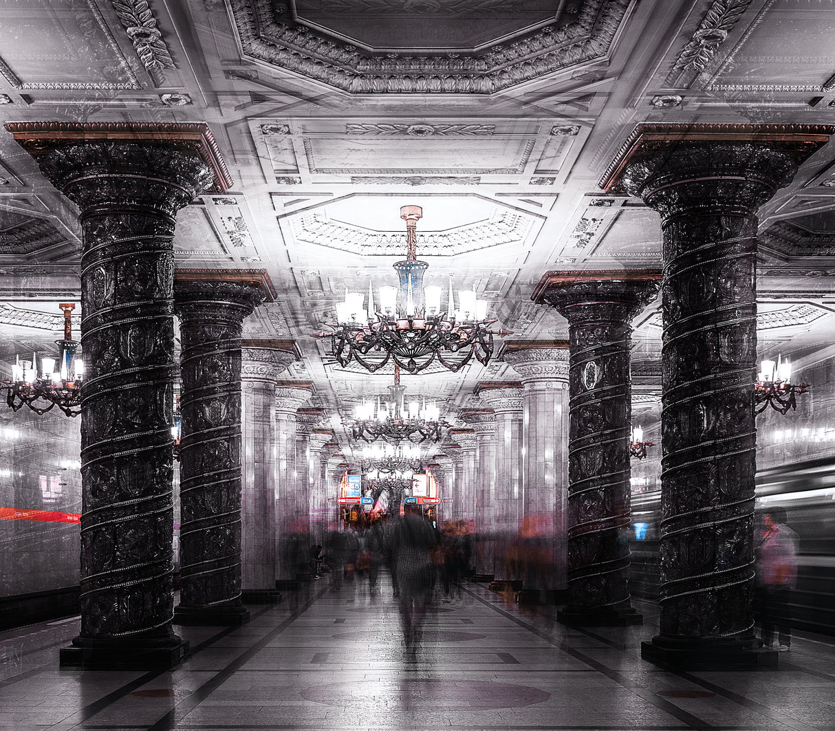 Russian metro station series 2/5 Poster och Canvastavla