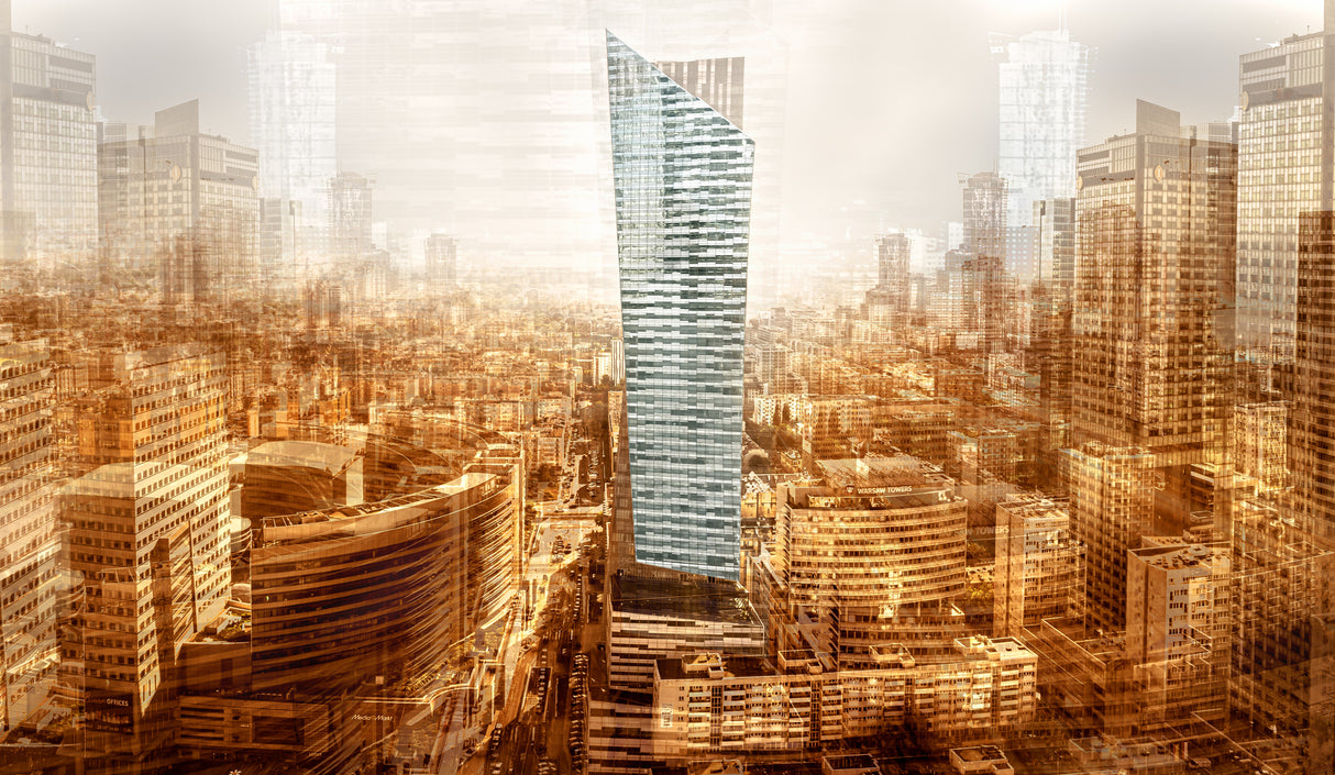 Warsaw Towers Poster och Canvastavla