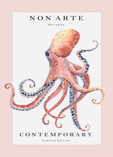 Non Arte Octopus Poster och Canvastavla