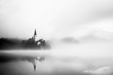 Sunrise at Lake Bled Poster och Canvastavla
