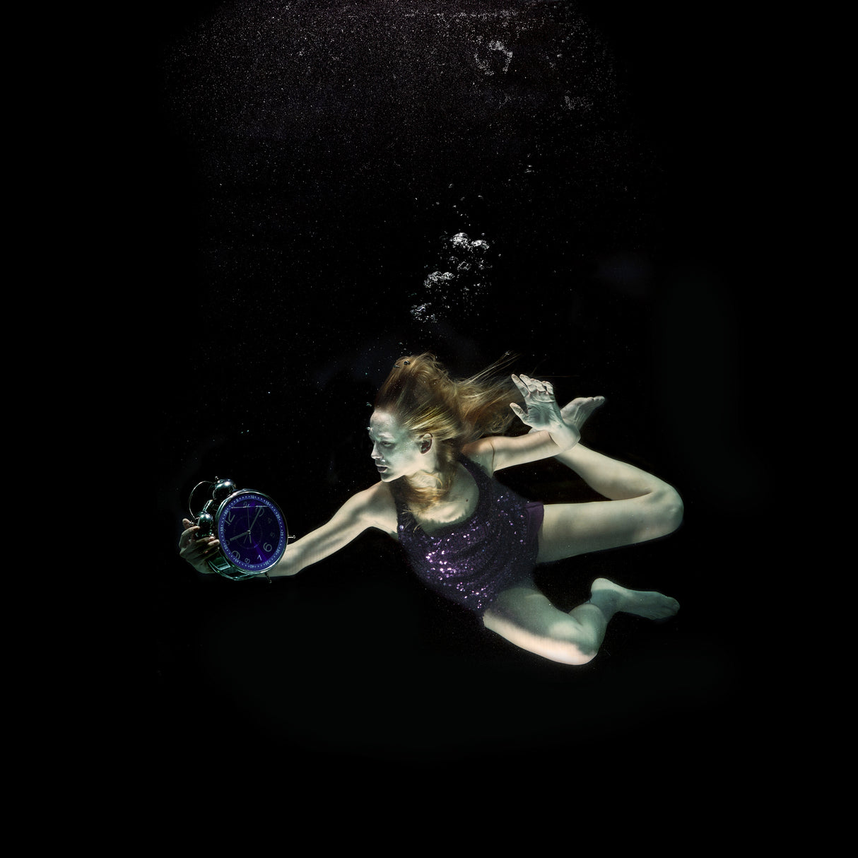 underwater artistic portrait shooting Poster och Canvastavla