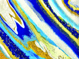 Deep Ocean Agate Poster och Canvastavla