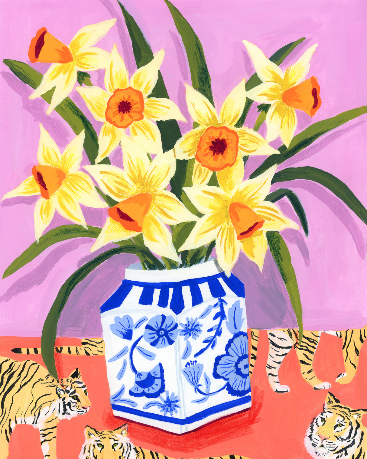 Daffodils Poster och Canvastavla