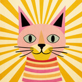 Happy Cat Poster och Canvastavla
