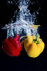 Experiment "water and fruit" Poster och Canvastavla