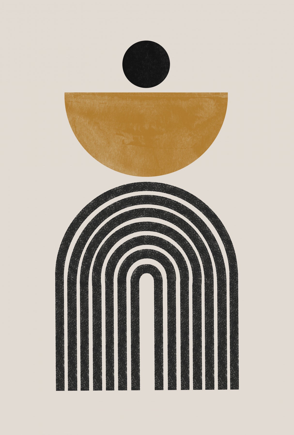 Mid Century No2. Poster och Canvastavla