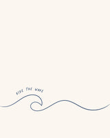 Ride The Wave Poster och Canvastavla