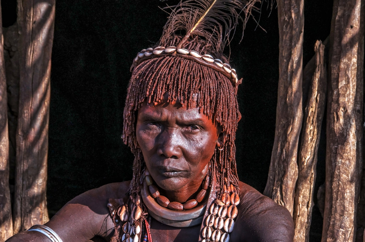 Humer tribe woman Poster och Canvastavla