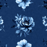 Denim Floral 2 1 Poster och Canvastavla