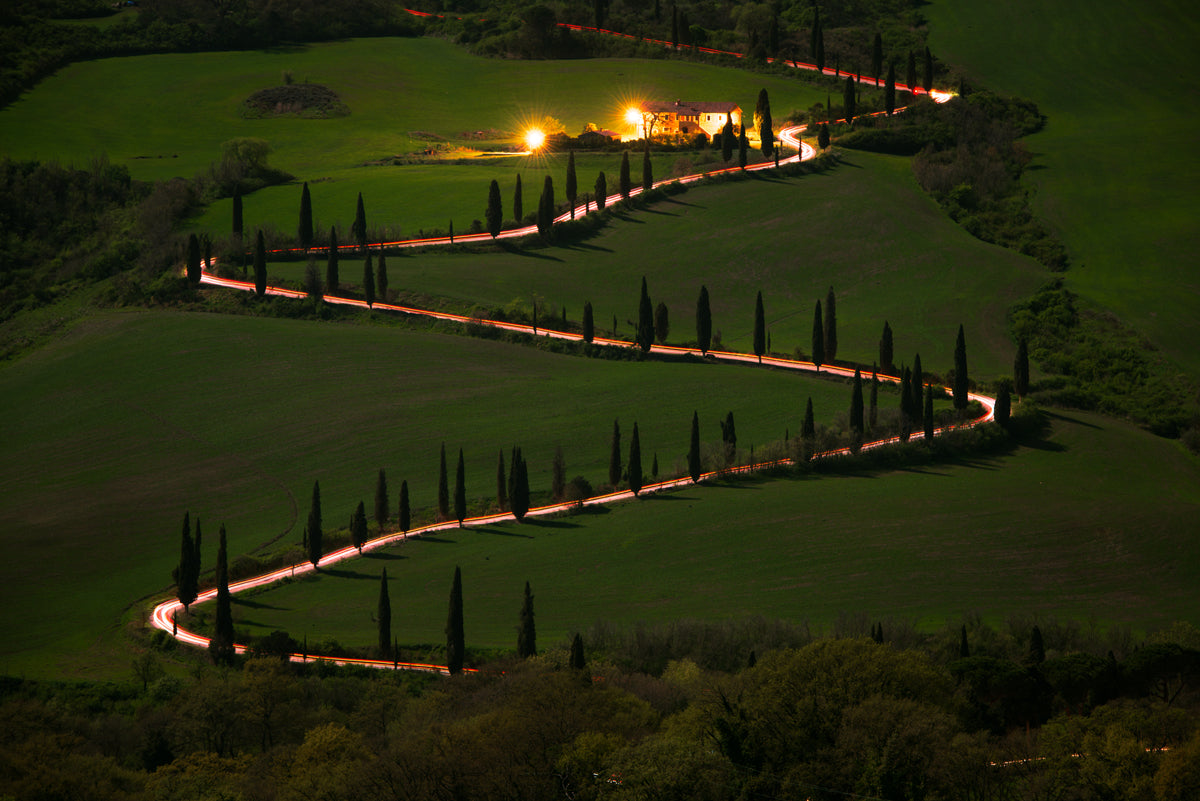 road of light Poster och Canvastavla