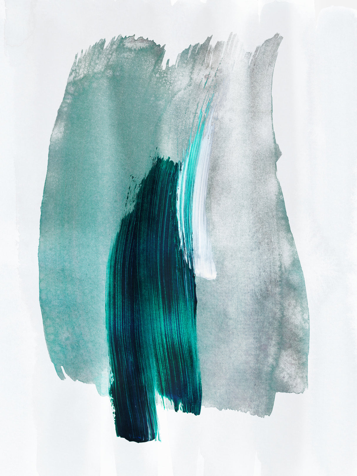 Abstract Brush Strokes 19 Poster och Canvastavla