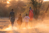 Masai Childrens Poster och Canvastavla