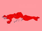 A Girl Asleep Pink Poster och Canvastavla