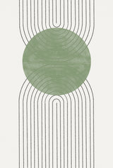 Green Moon No2. Poster och Canvastavla