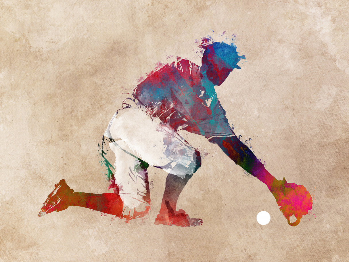 Baseball Sport Art 5 Poster och Canvastavla