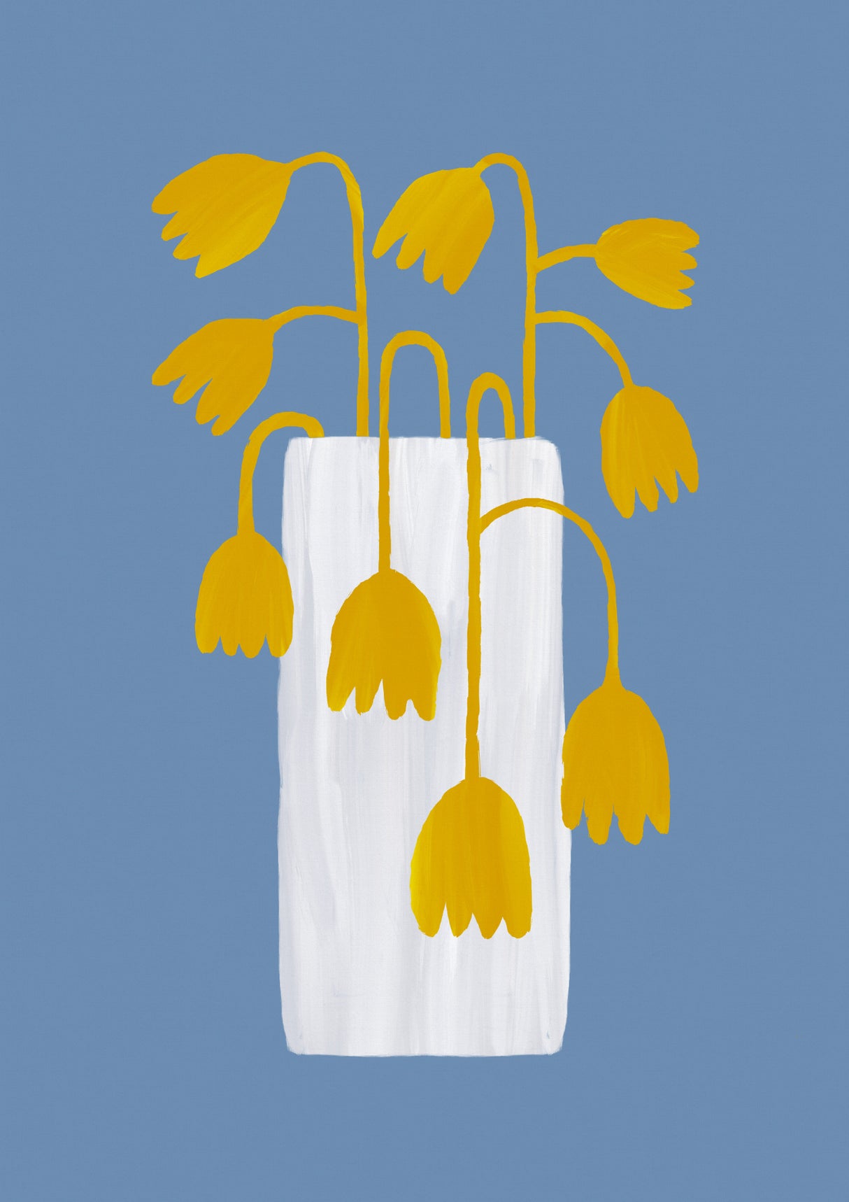 Retro Vase Poster och Canvastavla