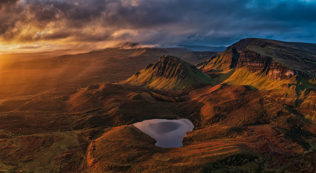 Over the Quiraing at sunrise Poster och Canvastavla