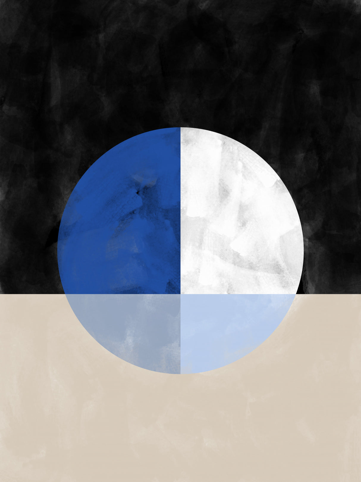 3x4 Aspectratio  Indigo30 Poster och Canvastavla