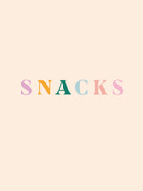 Snacks Poster och Canvastavla