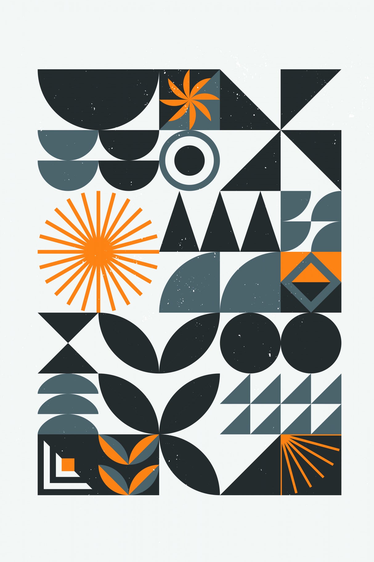 Vibrant Bauhaus Collection #2 Poster och Canvastavla