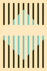 Faded Geometric #3 Poster och Canvastavla