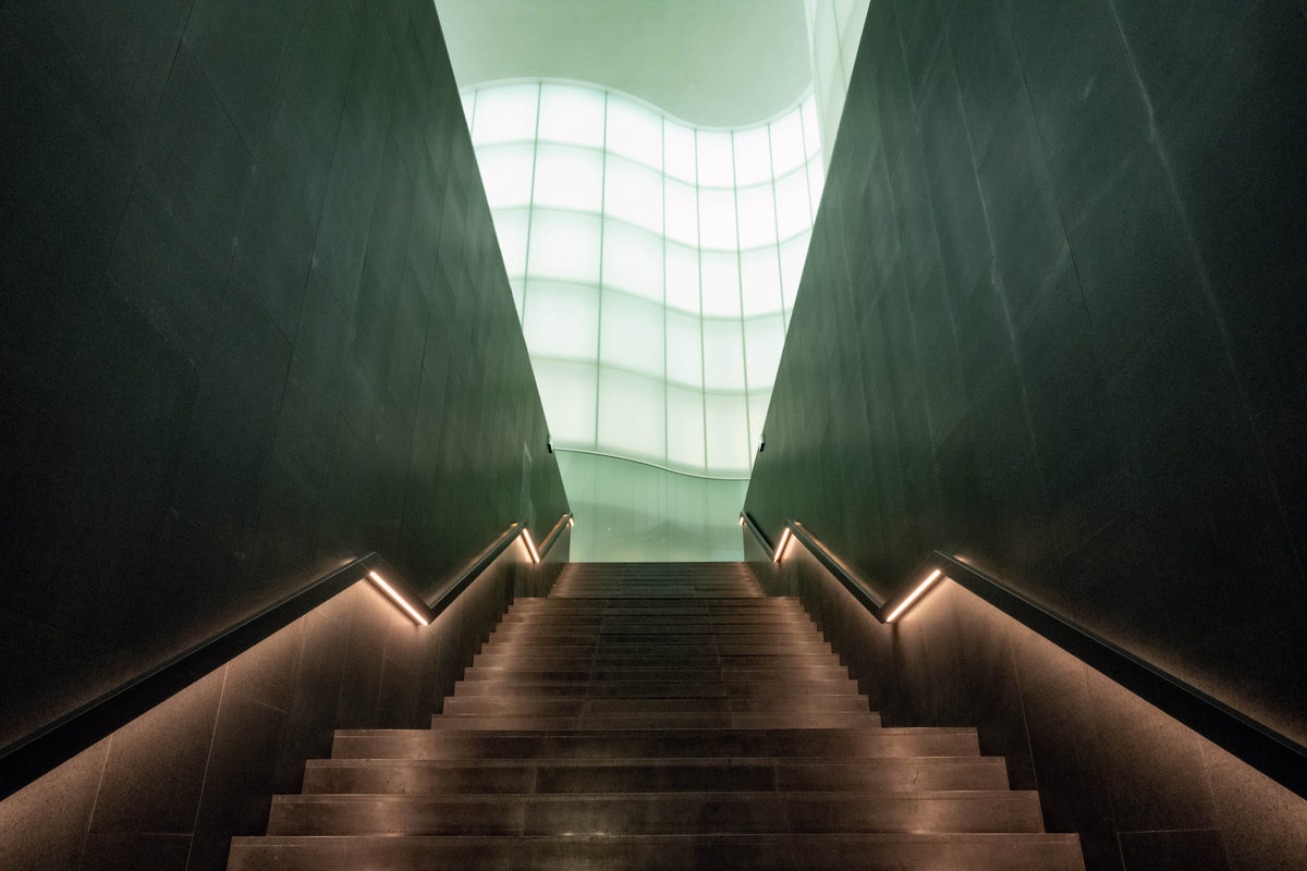Atrium stairs Poster och Canvastavla