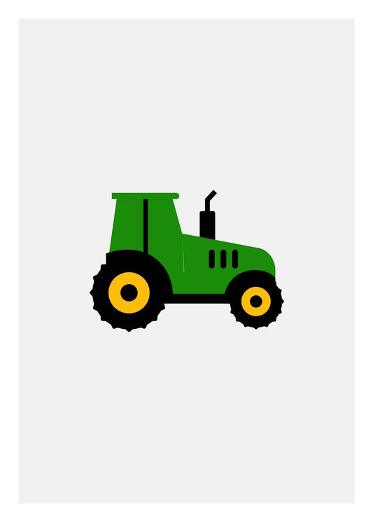 Traktor barnposter 8 Barnbarnposter fordon