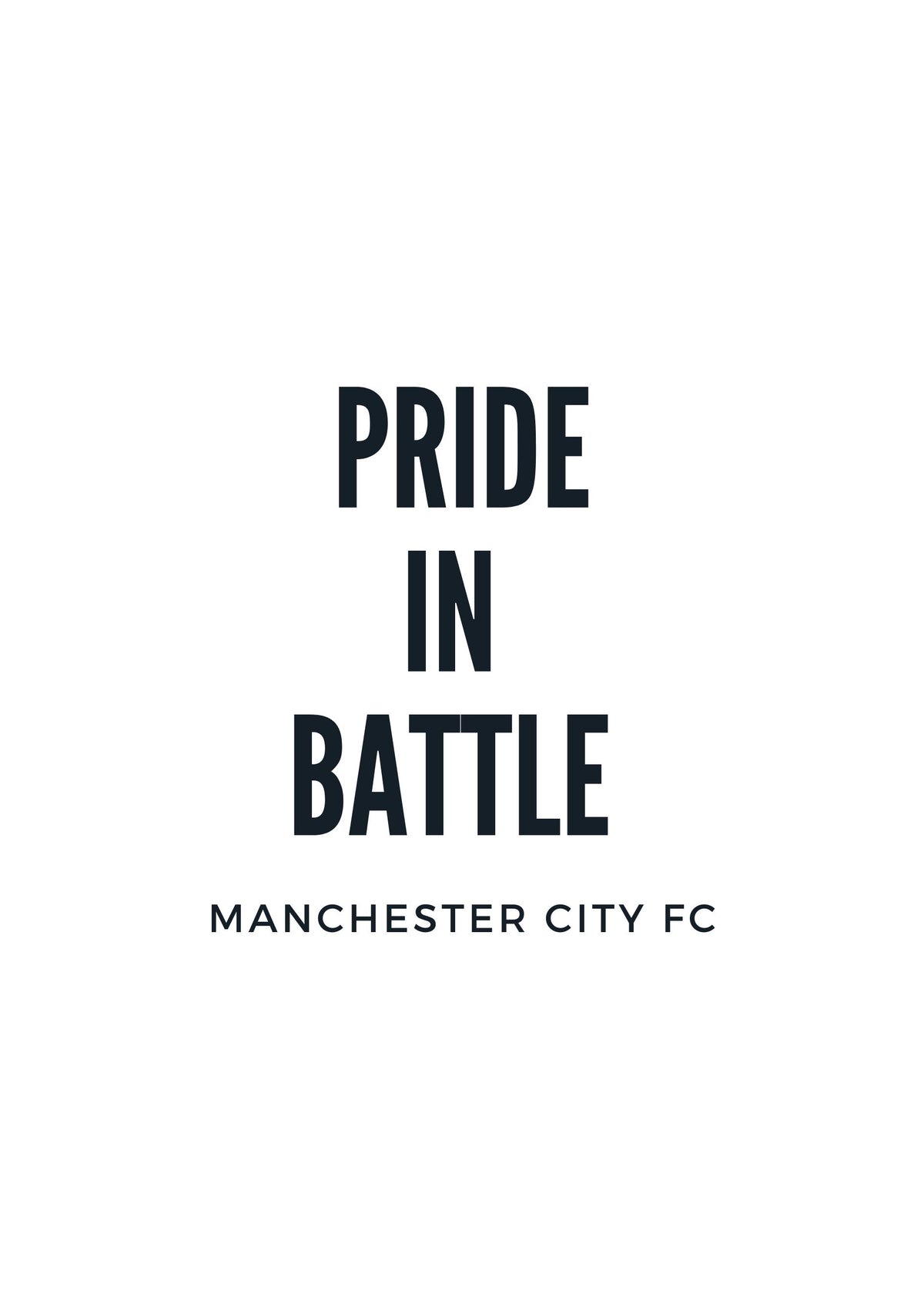 Manchester City poster