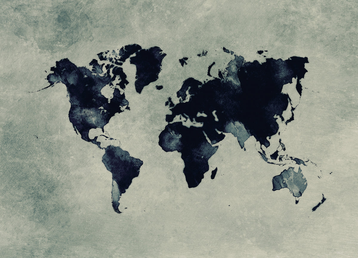 World map 19 Poster och Canvastavla