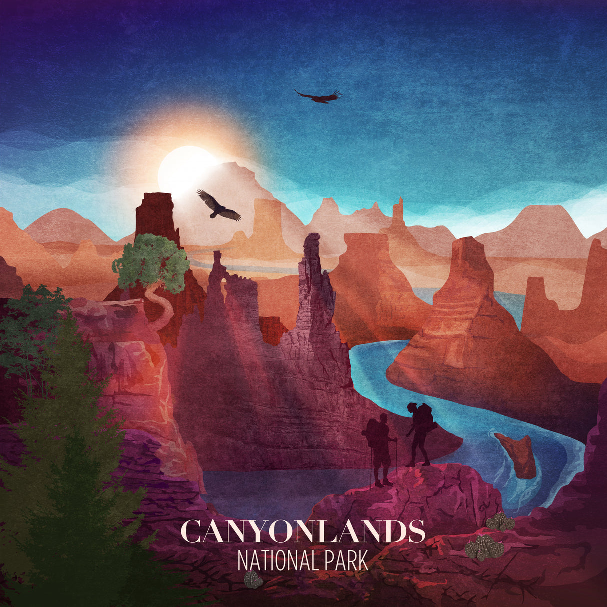 Canyonlands Poster och Canvastavla