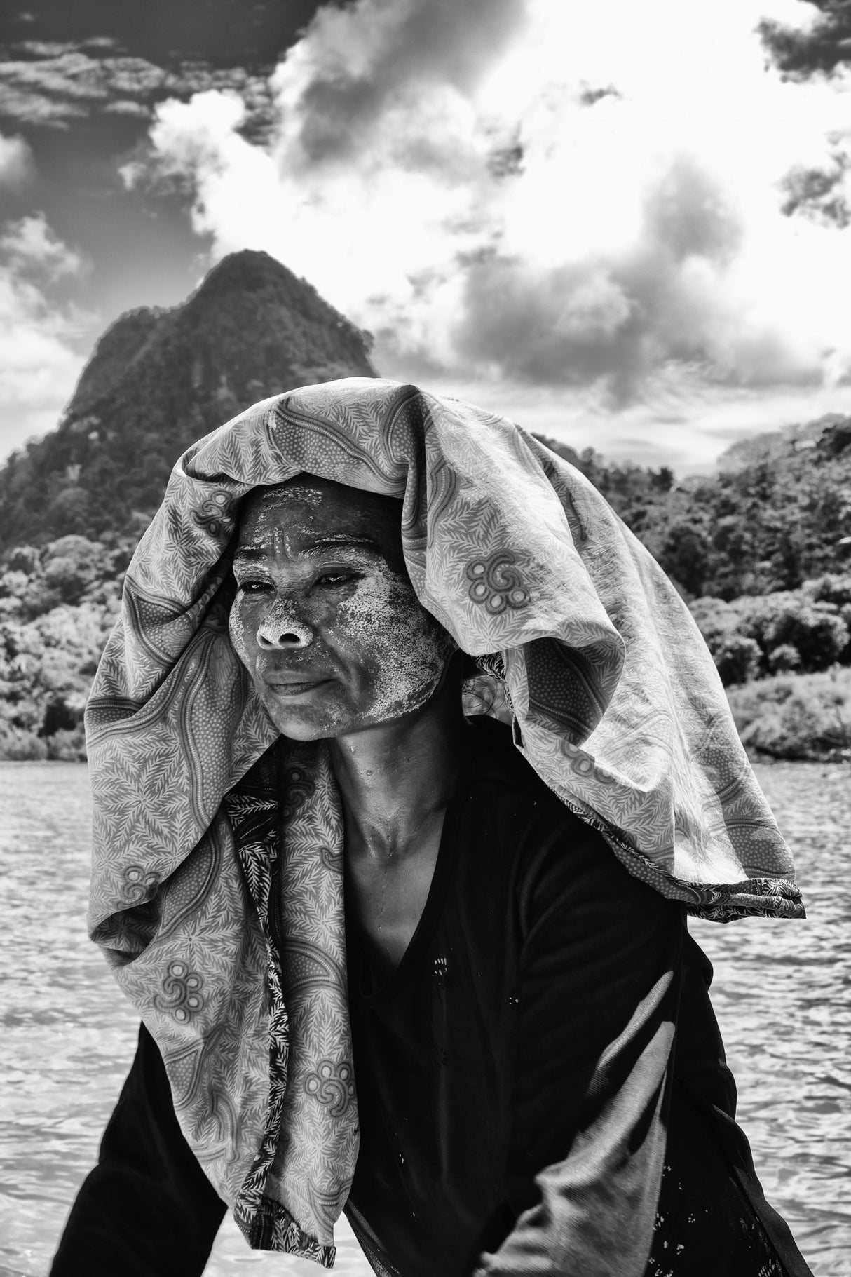 Bajau Laut Woman Poster och Canvastavla