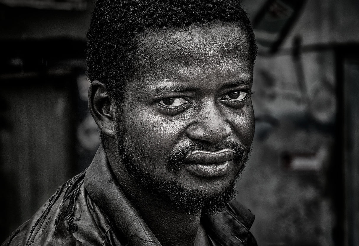 Ethiopian man. Poster och Canvastavla