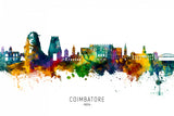 Coimbatore Skyline India Poster och Canvastavla