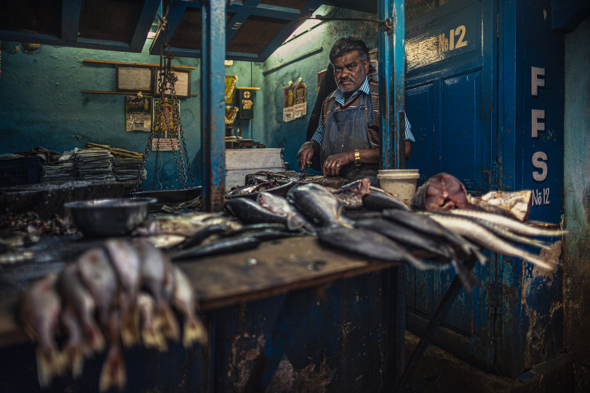 The fishmonger Poster och Canvastavla