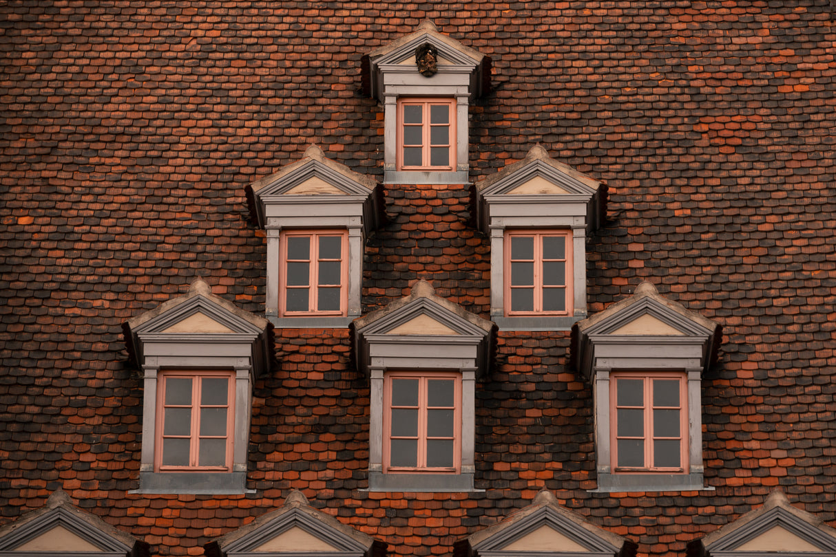 Bricks of old Naumburg Poster och Canvastavla