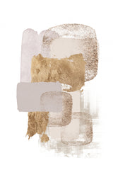 Neutral Gold 2 Poster och Canvastavla