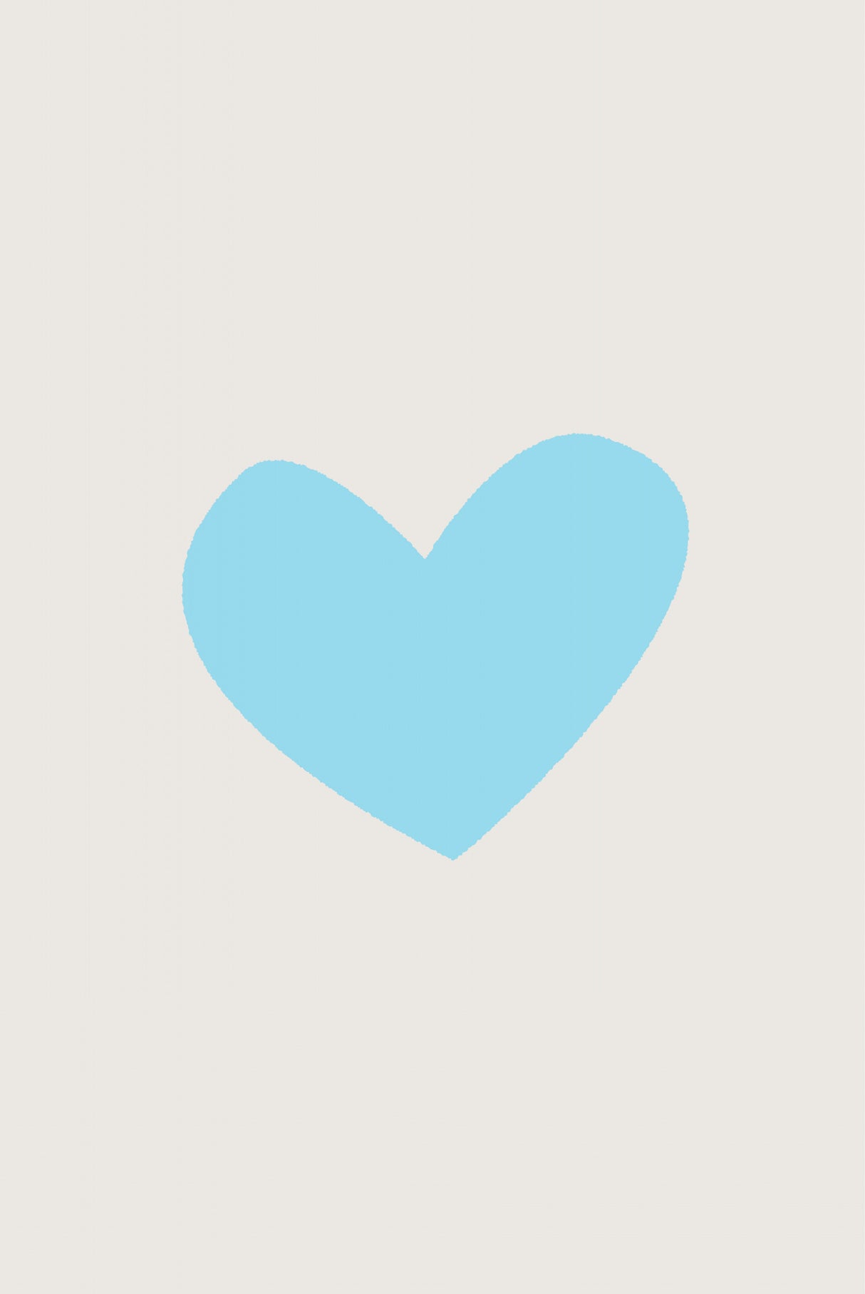 Heartblue Poster och Canvastavla