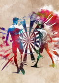 Dart Sport Art 6 Poster och Canvastavla
