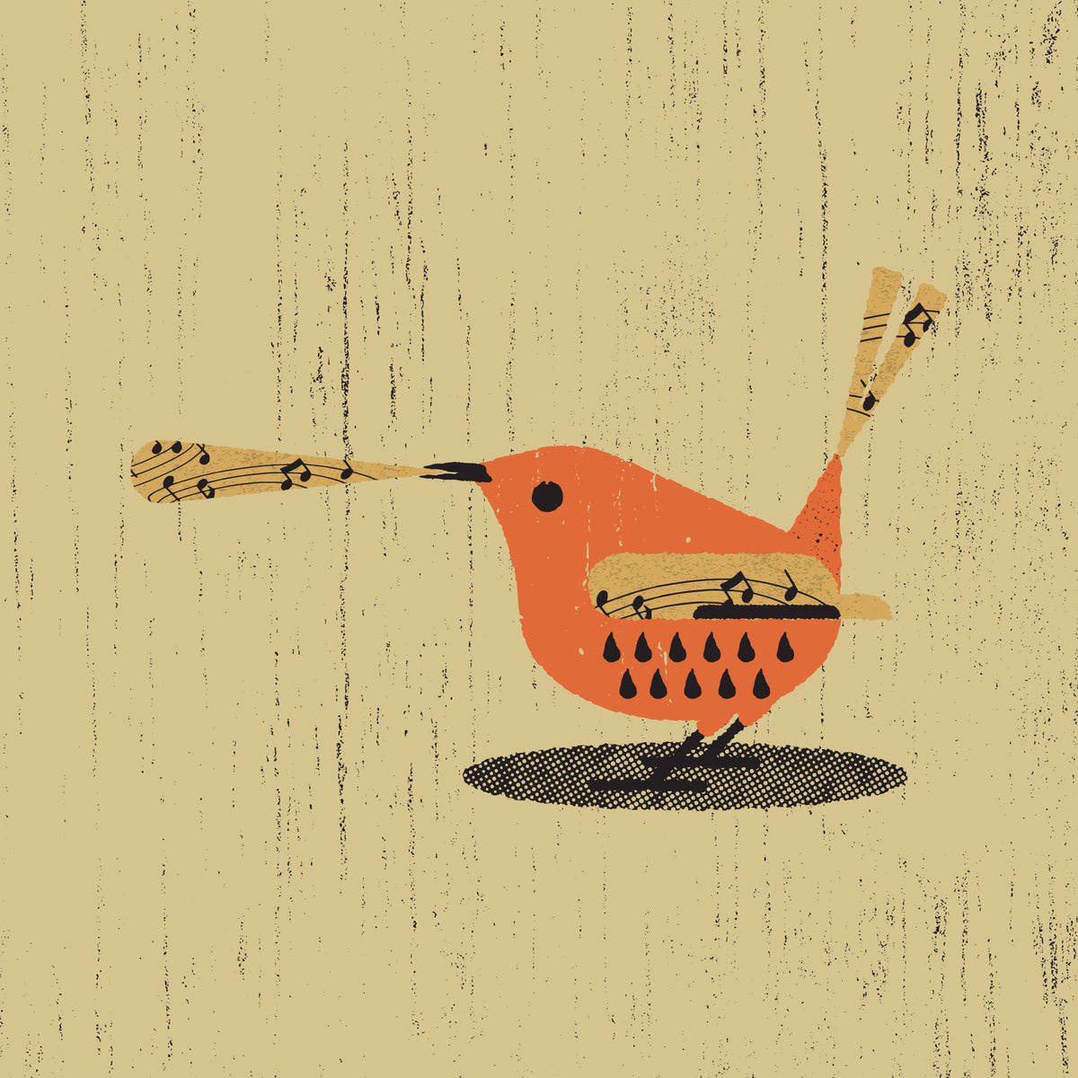 Singing Bird Poster och Canvastavla