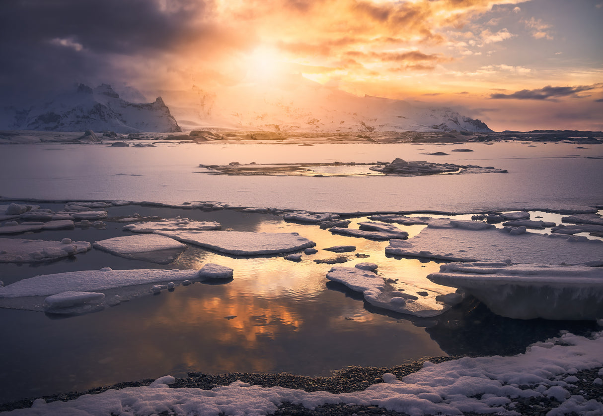 Ice, water and light 7R7132.jpg Poster och Canvastavla