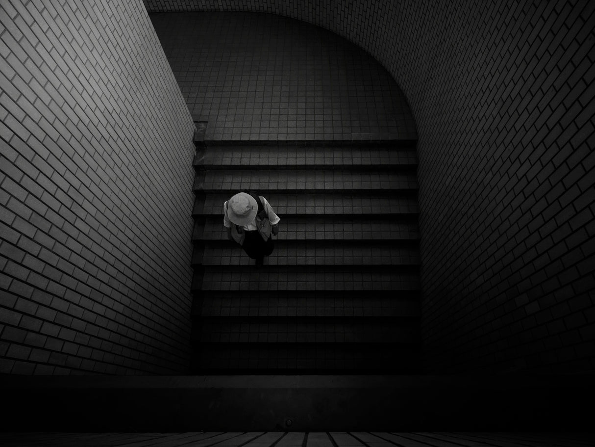 Steps to underpass Poster och Canvastavla